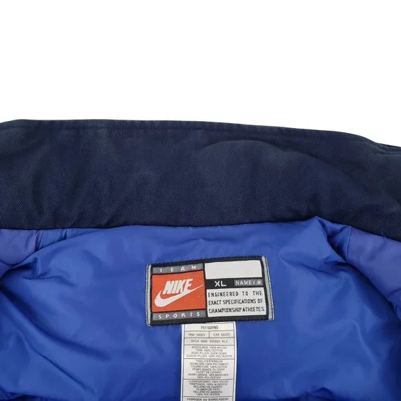 Vtg 90s Nike Jacket Men's XL Team Sports Florida Gators DUCK DOWN Puffer EUC